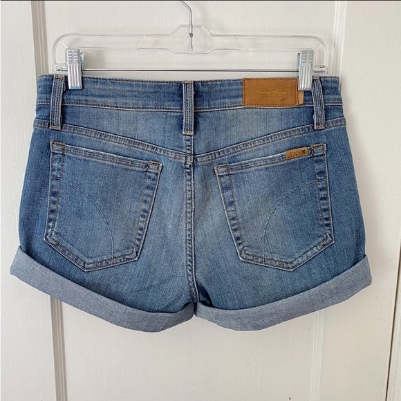 Joe's Jean Lottie Roll Up Denim Jean Short 26 - Picture 3 of 9
